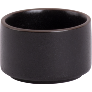 Maastricht Porselein Cafe Noir Schaal Hoog 6.5 cm Zwart Porselein 535064