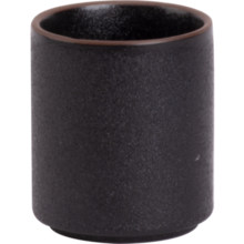 Maastricht Porselein Cafe Noir Schaal Hoog – Mok 6.5 cm Zwart Porselein 535063