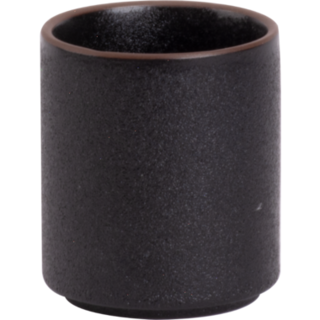 Maastricht Porselein Cafe Noir Schaal Hoog – Mok 6.5 cm Zwart Porselein 535063