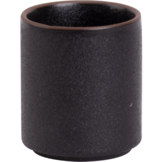 Maastricht Porselein Cafe Noir Schaal Hoog â€“ Mok 6.5 cm Zwart Porselein 535063