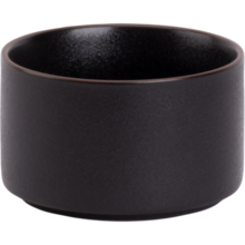 Maastricht Porselein Cafe Noir Schaal Hoog 10 cm Zwart Porselein 535067