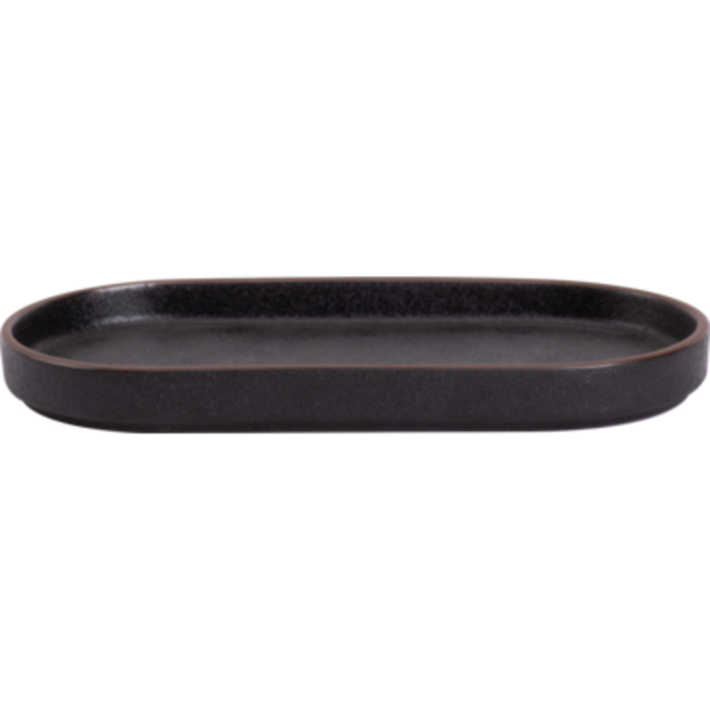 Maastricht Porselein Cafe Noir Bord 22x11 cm Ovaal Zwart Porselein 535074 Maastricht Porselein Cafe Noir Bord 22x11 cm Ovaal Zwart Porselein 535074