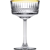 Pasabahce Elysia Champagnecoupe 26 cl - Transparant Goud 4 stuk(s) 534793