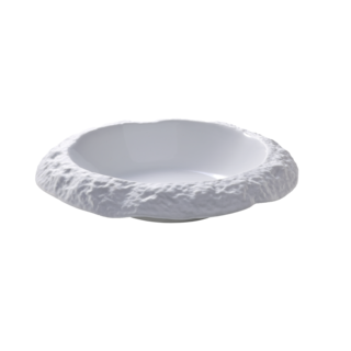 Maastricht Porselein Calcaire Bord diep 21.5 cm Wit Porselein 535443