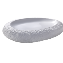 Maastricht Porselein Calcaire Bord 30 x 25 cm Wit Porselein 535614