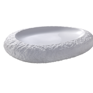 Maastricht Porselein Calcaire Bord 30 x 25 cm Wit Porselein 535614