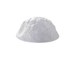 Maastricht Porselein Calcaire Schaal 14.5 cm Bovenkant Wit Porselein 535441