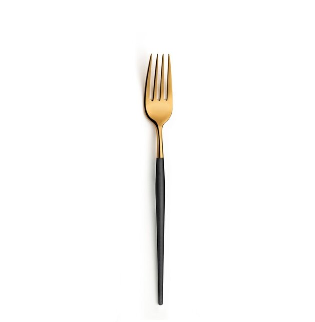 Amefa 1114 Soprano Tafelvork 20,3 cm Goud Zwart 535351