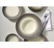 Serviesset Gural Touch 24 delig (6 personen) Grijs