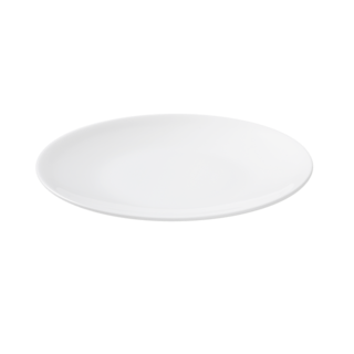 Maastricht Porselein Blanc De Blancs Bord 21 cm coupe Wit 527385