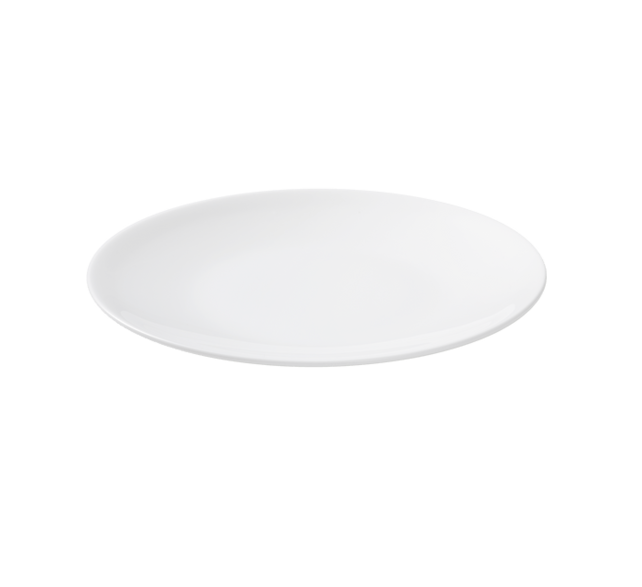 Maastricht Porselein Blanc De Blancs Bord 21 cm coupe Wit 527385