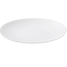 Maastricht Porselein Blanc De Blancs Bord 26.5 cm coupe Wit 527384