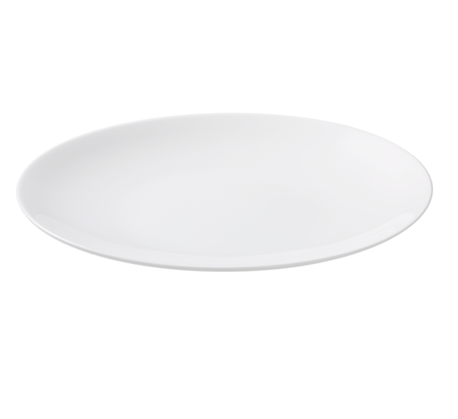Maastricht Porselein Blanc De Blancs Bord 26.5 cm coupe Wit 527384