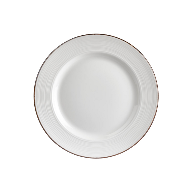 By Bone Helix Gleam Bord 21 cm Creme Bruin Porselein 535775