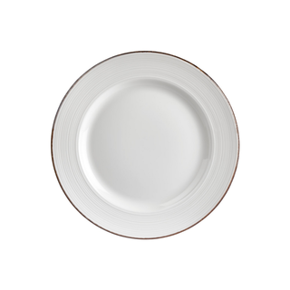 By Bone Helix Gleam Bord 27 cm Creme Bruin Porselein 535770
