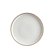 By Bone Helix Gleam Bord Met Rand 19 cm Creme Bruin Porselein 535776