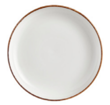 By Bone Helix Gleam Bord Diep 19 cm Creme Bruin Porselein 535777