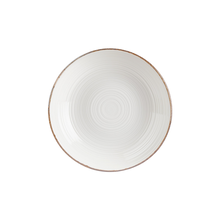 By Bone Helix Gleam Bord Diep 25 cm Creme Bruin Porselein 535772
