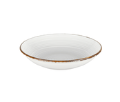 By Bone Helix Gleam Bord Diep 25 cm Creme Bruin Porselein 535772 By Bone Helix Gleam Bord Diep 25 cm Creme Bruin Porselein 535772