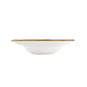 By Bone Helix Gleam Bord Diep 27 cm Creme Bruin Porselein 535771