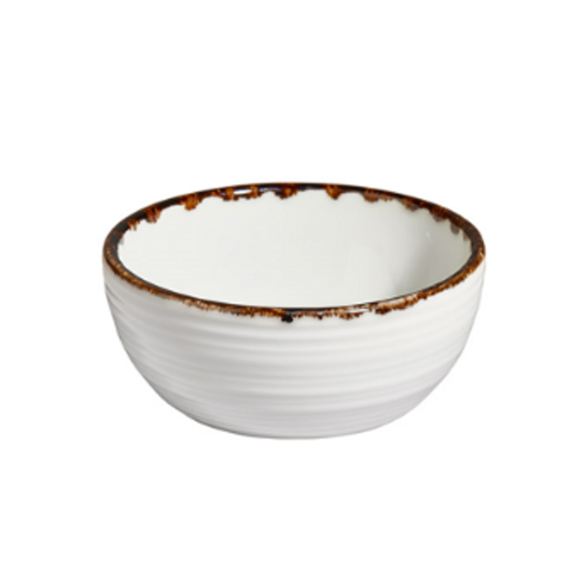 By Bone Helix Gleam schaal 14 cm Crème Bruin Porselein 535748 By Bone Helix Gleam schaal 14 cm Crème Bruin Porselein 535748