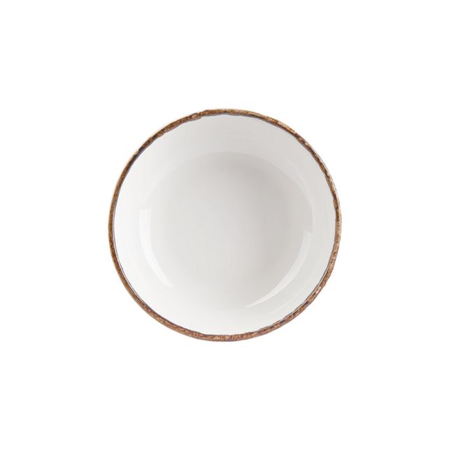 By Bone Helix Gleam schaal 16 cm Creme Bruin Porselein 535779 By Bone Helix Gleam schaal 16 cm Creme Bruin Porselein 535779