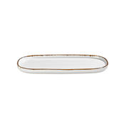 By Bone Helix Gleam Bord Ovaal 30 x 16 cm Creme Bruin Porselein 535768 By Bone Helix Gleam Bord Ovaal 30 x 16 cm Creme Bruin Porselein 535768