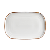 By Bone Helix Gleam Bord Ovaal34 x 23 cm Creme Bruin Porselein 535767 By Bone Helix Gleam Bord Ovaal34 x 23 cm Creme Bruin Porselein 535767