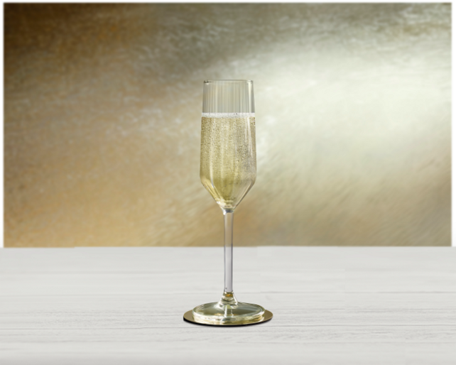 Royal Leerdam Carre Optics Champagneflûte 22.5 cl - Transparant 6 stuk(s) 535987