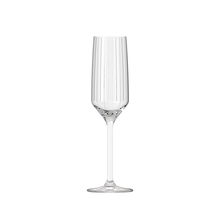 Royal Leerdam Carré Optics Champagne flûte 22.5 cl - Transparant 6 stuk(s) 535987