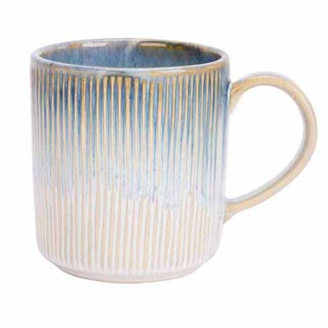 Cosy & Trendy Listra Ocean Beker Stoneware  39cl D8,5xh9,5cm 5473004