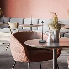 Tafellamp Securit Angelina zwart LPANBL