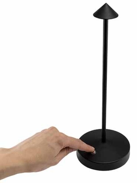 Tafellamp Securit Angelina zwart LPANBL