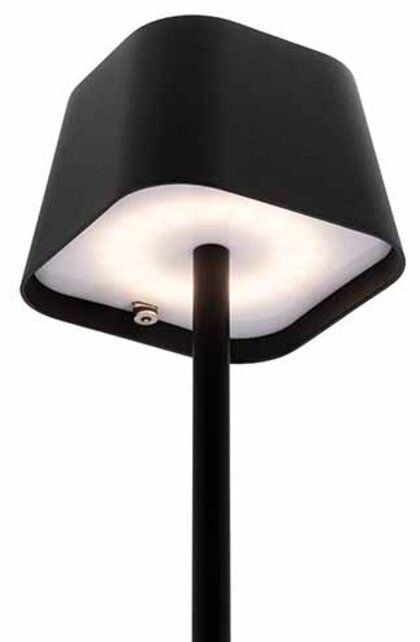 Tafellamp Securit Georgina zwart LPGEBL