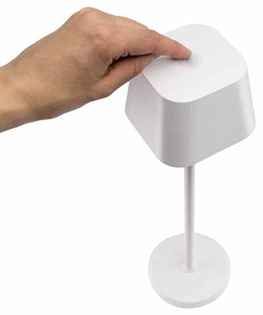 Tafellamp Securit Georgina wit LPGEWT