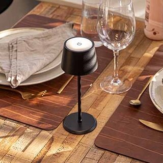 Tafellamp Securit Monte Carlo zwart LPMCBL