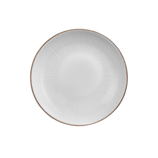 By Bone Grace Flavor Bord Diep Coupe 25 cm Creme Bruin Porselein  536029