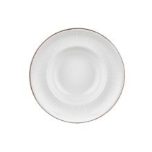 By Bone Grace Zest  Pastabord 27 cm Creme Bruin Porselein  536028