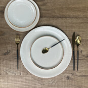 By Bone Grace Zest Bord 30 cm Creme Bruin Porselein  535941