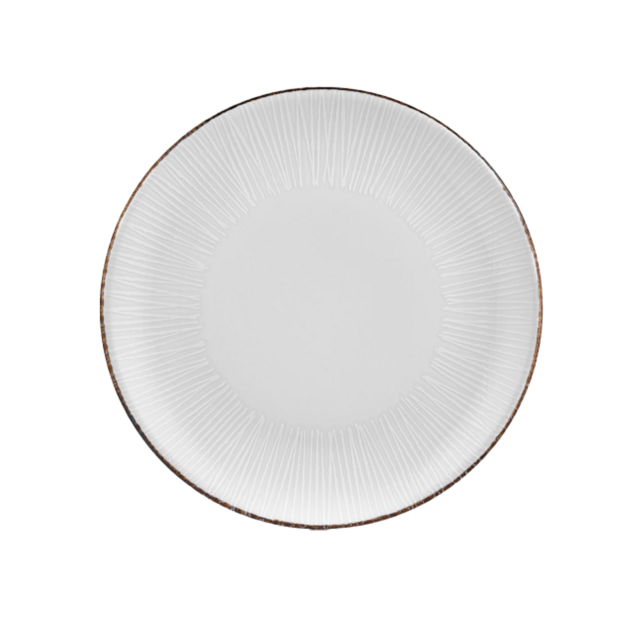 By Bone Grace Zest Bord 17 cm Creme Bruin Porselein  535996