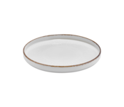 By Bone Grace Zest  Bord Met Rand 19 cm Creme Bruin Porselein  536001