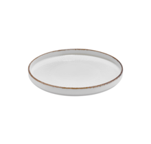 By Bone Grace Zest  Bord Met Rand 19 cm Creme Bruin Porselein  536001