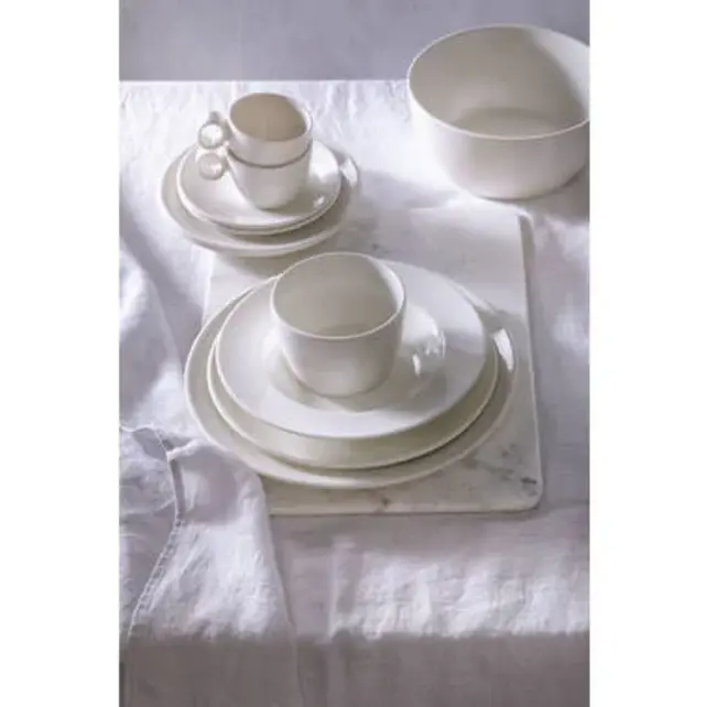 Maastricht Porselein Lux Bord 23 cm coupe 049 Offwhite 535926