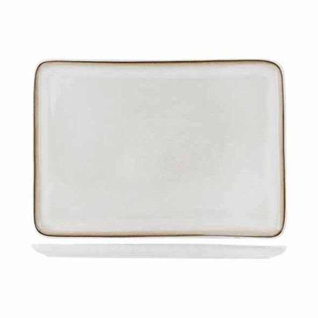 Cosy & Trendy Lily White Rechthoekig Bord Stoneware 36x25cm 5370010 Cosy & Trendy Lily White Rechthoekig Bord Stoneware 36x25cm 5370010