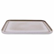 Cosy & Trendy Lily White Rechthoekig Bord Stoneware 28x21cm 5370008 Cosy & Trendy Lily White Rechthoekig Bord Stoneware 28x21cm 5370008