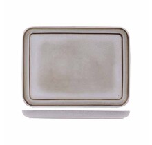 Cosy & Trendy Lily White Rechthoekig Bord Stoneware 28x21cm 5370008