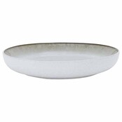 Cosy & Trendy Lily White Diep Bord Stoneware D24xh4,2cm 5370006