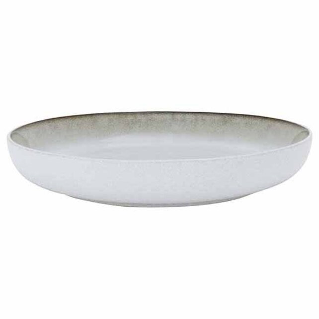 Cosy & Trendy Lily White Diep Bord Stoneware D24xh4,2cm 5370006