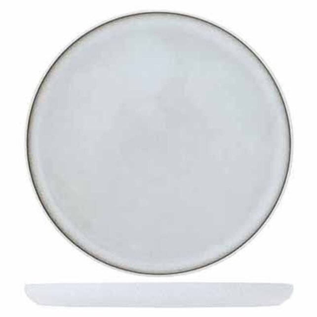 Cosy & Trendy Lily White Plat Bord Stoneware D27cm 5370003