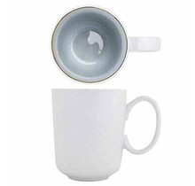 Cosy & Trendy Lily White Tas 32cl Met Oor Stoneware D8,3xh9,8cm 5370013